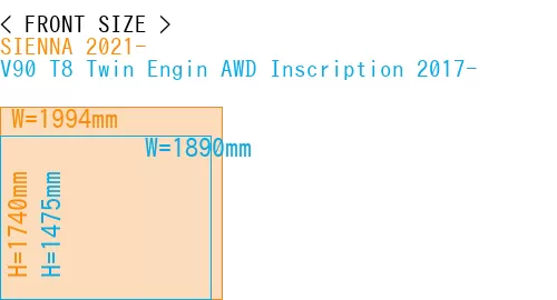 #SIENNA 2021- + V90 T8 Twin Engin AWD Inscription 2017-